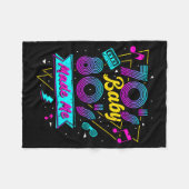 Born In The 70's But The 80's Raised Me 80s Costum Fleecedecke (Vorderseite (Horizontal))