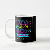 Born In The 70's But The 80's Raised Me 80s Costum Kaffeetasse (Links)