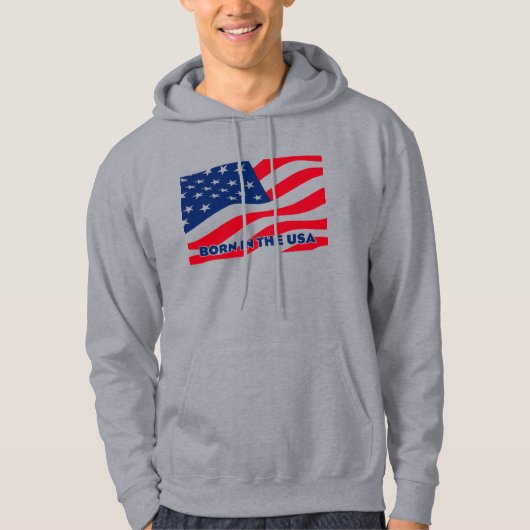 Born in the USA Hoodie (Vorderseite)