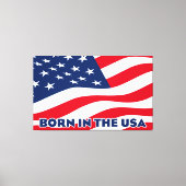 Born in the USA Leinwanddruck (Vorderseite)