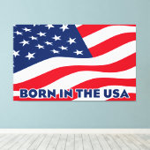 Born in the USA Leinwanddruck (Insitu (Holzboden))