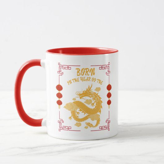 Born in the Year of the Dragon Tasse (Links)