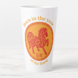 Born in the year of the Horse – Chinese Zodiac Milchtasse