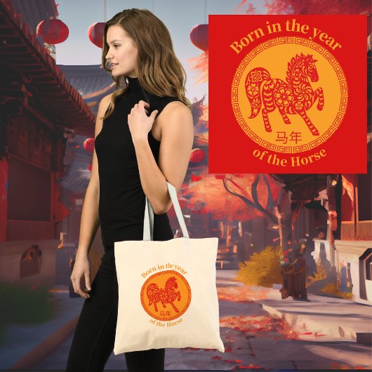 Born in the year of the Horse – Chinese Zodiac Tragetasche