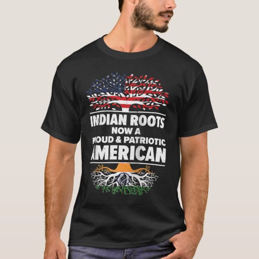 Born Indian India American USA Citizenship Raglan  T-Shirt (Vorderseite)