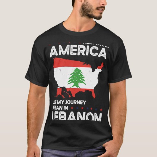 Born Lebanese Lebanon American USA Citizenship  2 T-Shirt (Vorderseite)