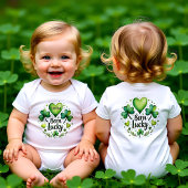 Born Lucky for Clover-Covered Cuties Baby Strampler