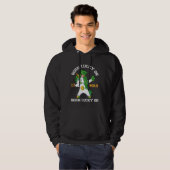 Born Lucky On 17 Mar St Patrick Day Unicorn Hoodie (Vorne ganz)