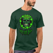 Born Lucky Skull St Patrick’s Day Shirt – camiseta (Vorderseite)
