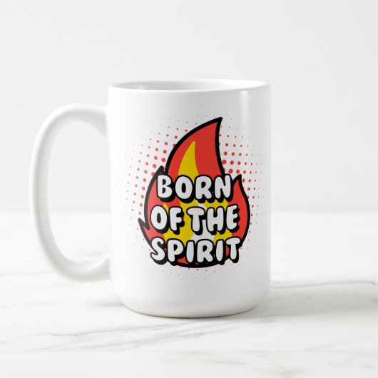 Born of The Spirit, Christian quotes Kaffeetasse (Links)