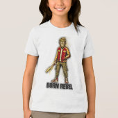 Born Rebel Monkey Gunner Tri-Blend Shirt (Vorderseite)