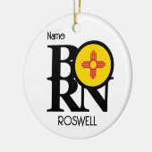 BORN Roswell New Mexico Keramik Ornament (Links)