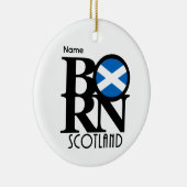 BORN Scotland Customizable Keramik Ornament (Rechts)