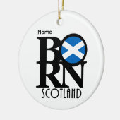 BORN Scotland Customizable Keramik Ornament (Links)