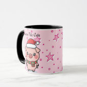 Born This Cute | Cute Mini Pig Coffee Mug Tasse (Vorderseite Links)