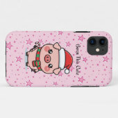 Born This Cute | Cute Mini Pig iPhone 11 Case (Rückseite (Horizontal))