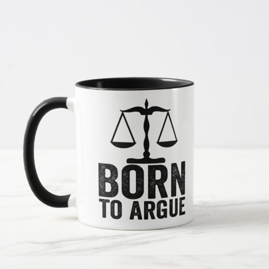 Born To Argue -  Lawyer Gift - Funny Lawyer Gift Tasse (Links)