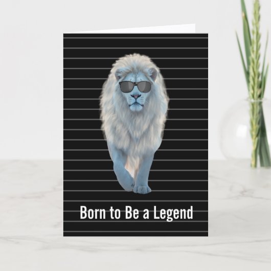 Born to be a Legend Karte (Vorderseite)