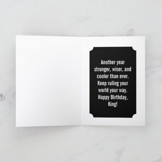 Born to be a Legend Karte (Innenseite)