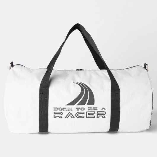 Born To Be A Racer Duffle Bag (Vorderseite)