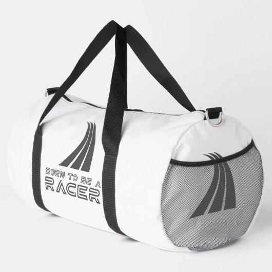 Born To Be A Racer Duffle Bag (Rechte Ecke)