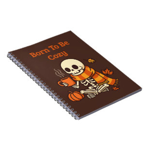 BORN TO BE COZY – Skelett  Notizblock