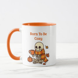 BORN TO BE COZY – Skelett Tasse
