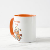 BORN TO BE COZY – Skelett Tasse (Vorderseite Links)