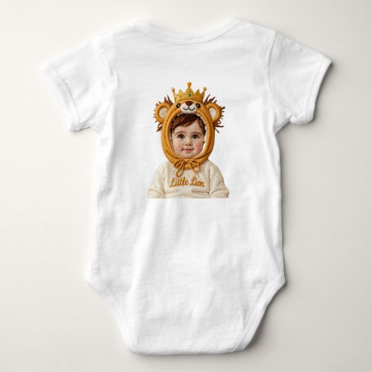 Born to Be Cuddled 🐘💪✨ Baby Strampler (Rückseite)