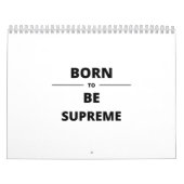 BORN TO BE SUPREME KALENDER (Titelbild)