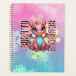 Born to Be Unique – Dragon Heart Cute Baby Dragon Planer