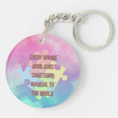 Born to Be Unique – Dragon Heart Cute Baby Dragon Schlüsselanhänger (Rückseite)