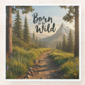 Born To Be Wild Glasuntersetzer (Vorderseite)