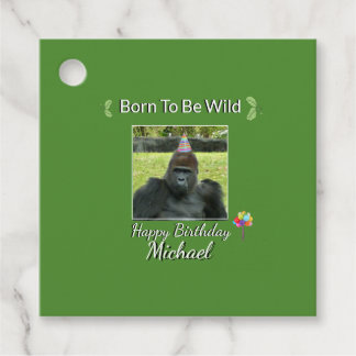Born to be Wild Green Design Geschenkanhänger