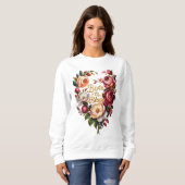Born to Bloom Floral Sweatshirt for Women (Vorne ganz)