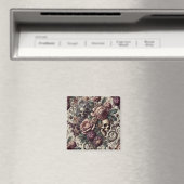 Born to Bloom – Gothic Viktorianisch Magnet (In Situ (Geschirrspüler))