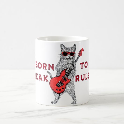 Born to Break Rules Mug – Rebel Spirit Gift Kaffeetasse (Mittel)