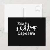 Born To Capoeira Evolution Dance Fight Brazilian G Postkarte (Vorne/Hinten)