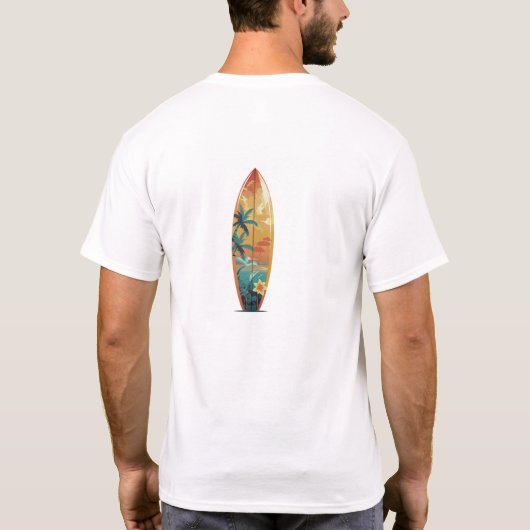 Born to Chase Horizons Waves  T-Shirt (Rückseite)