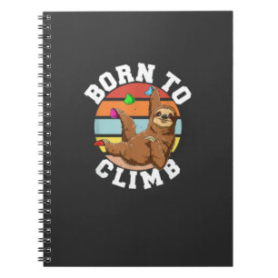 Born To Climb - Bouldering und Rock Climbing Fault Notizblock