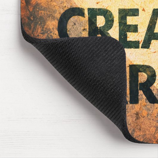 Born to Create Art Motivational Quote Textured Wal Mousepad (Ecke)