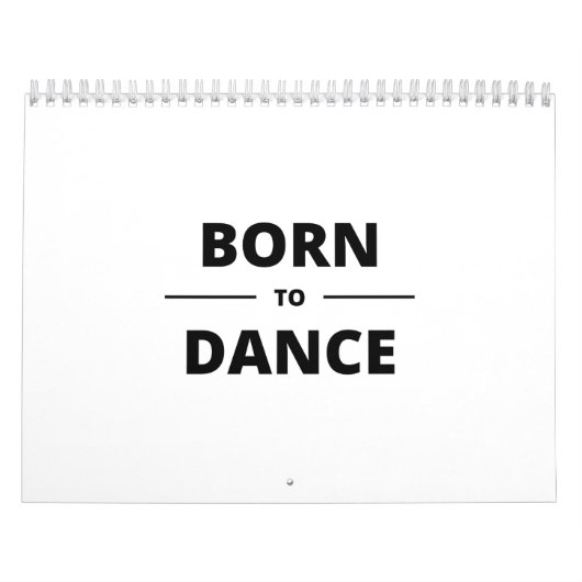 BORN TO DANCE KALENDER (Titelbild)