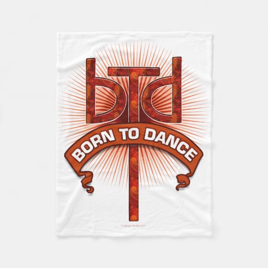 Born To Dance (Redstone) Fleecedecke (Vorderseite)
