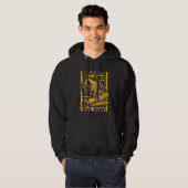 Born To Dig Loader Backhoe Hydraulic Excavator Ope Hoodie (Vorne ganz)