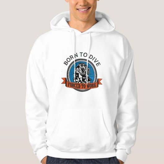 Born to Dive Hoodie (Vorderseite)