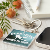 Born to Dive Schlüsselanhänger (Vorderseite rechts)