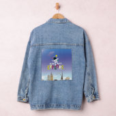 Born to Explore | Süße Astronauten-Abenteuer-Denim Jeansjacke (Hangar)