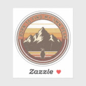 Born to find my own peak-The inspirational penguin Aufkleber (Blatt)