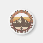 Born to find my own peak-The inspirational penguin Magnet (Vorne)