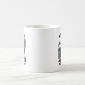 Born to Fish, Work Mug Kaffeetasse (Mittel)